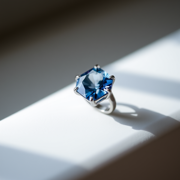 The Madagascan Sapphire Solitaire